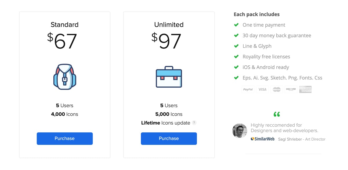 Price Table reference
