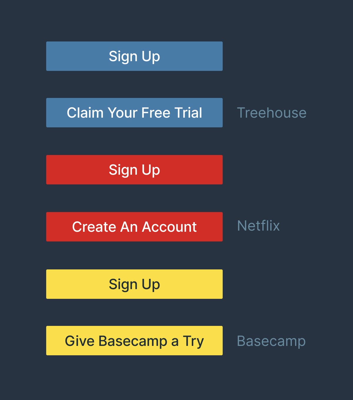 CTA button references
