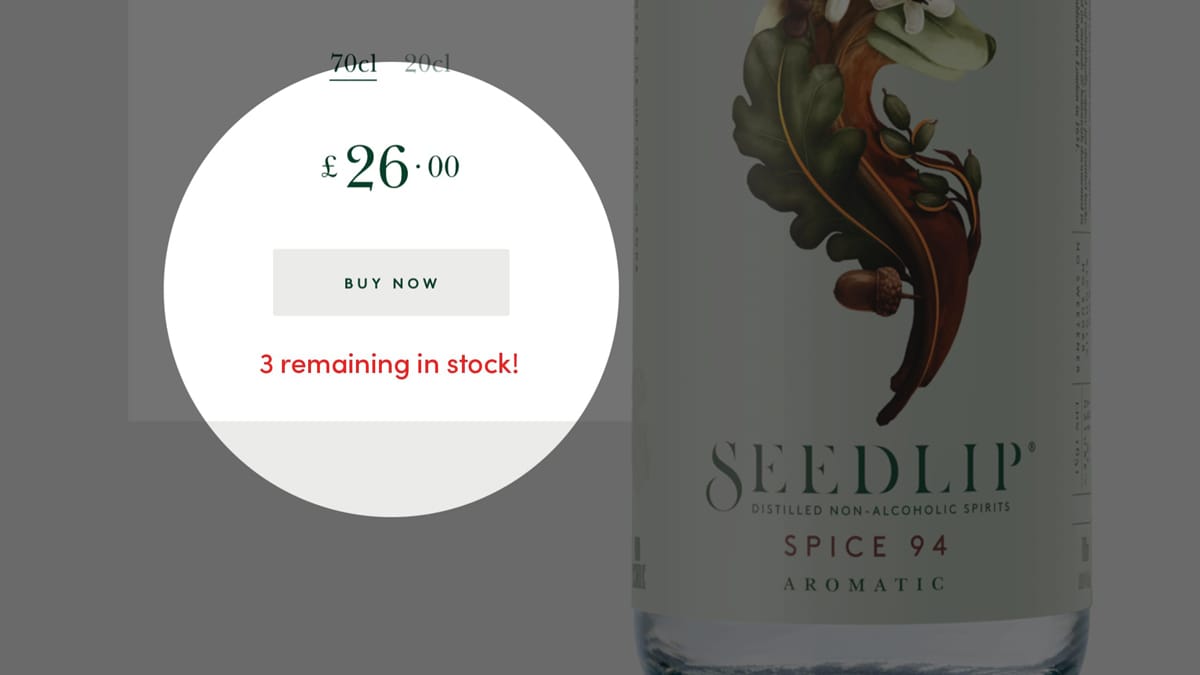 Limited Stock Supply