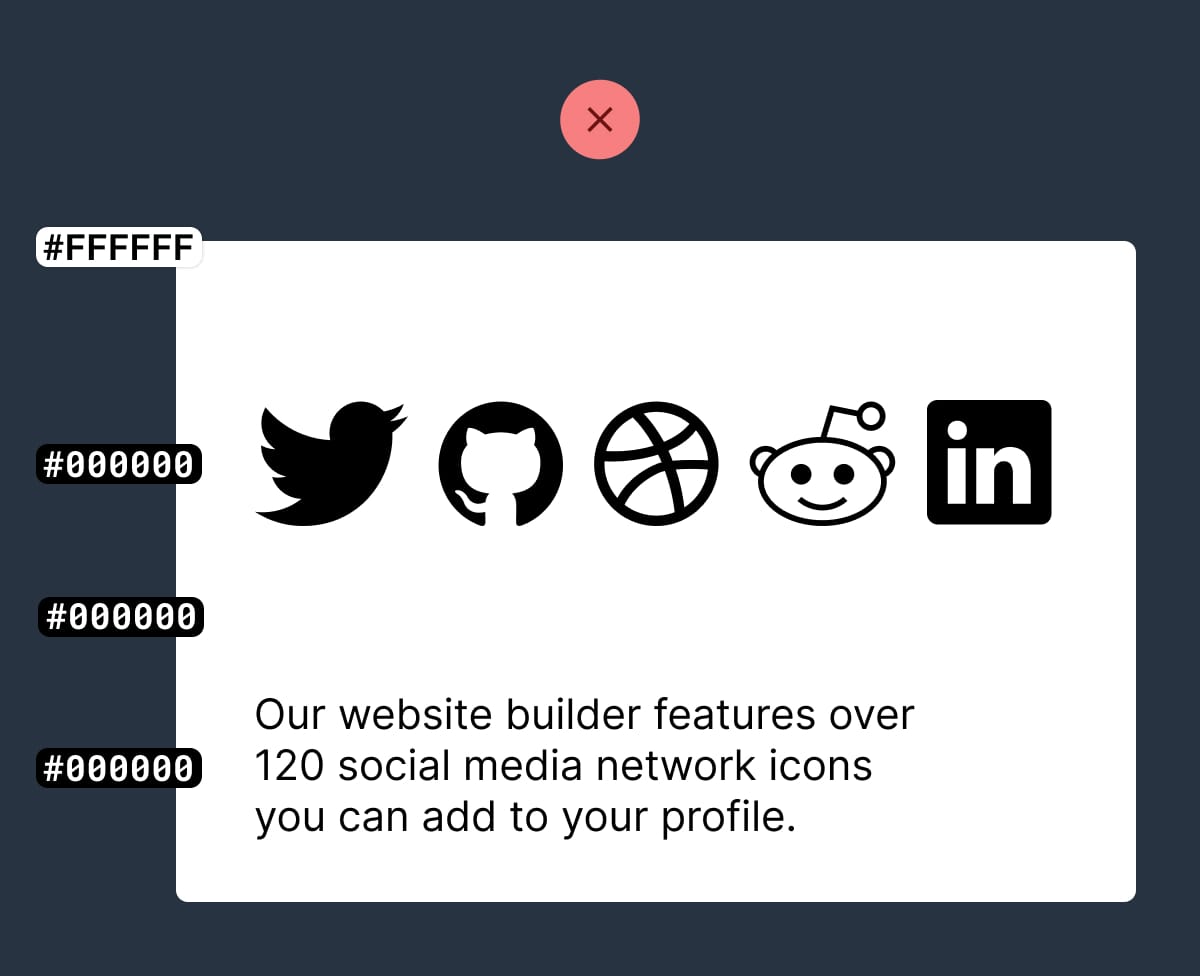 Maximum contrast example
