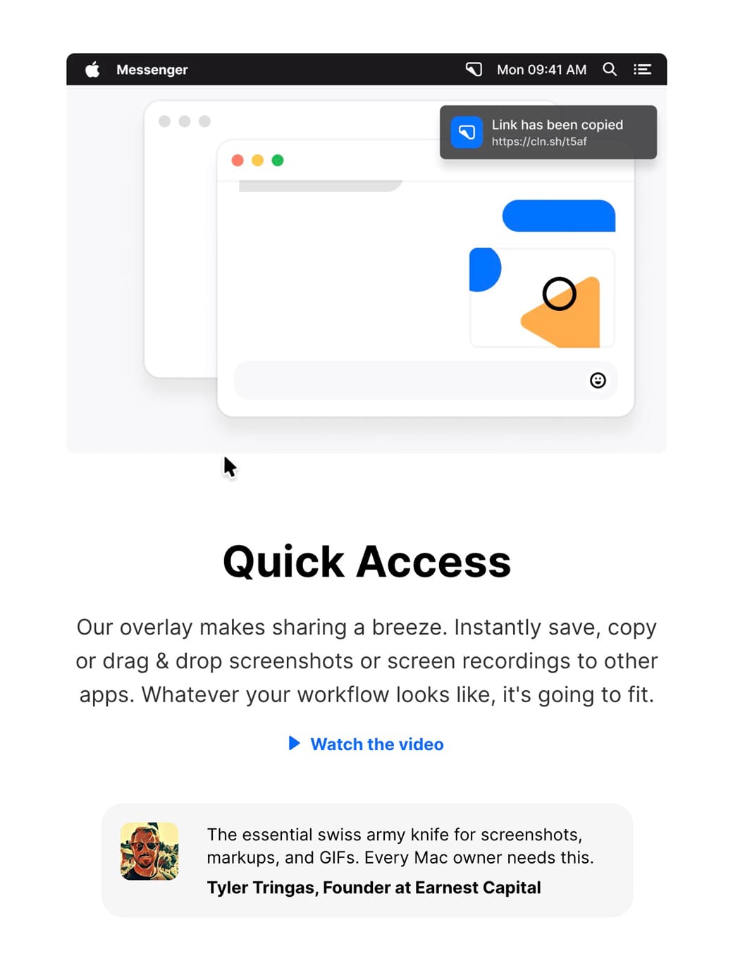 Testimonial position reference