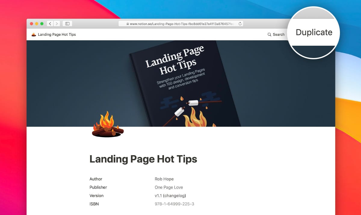 Notion Duplication Instructions